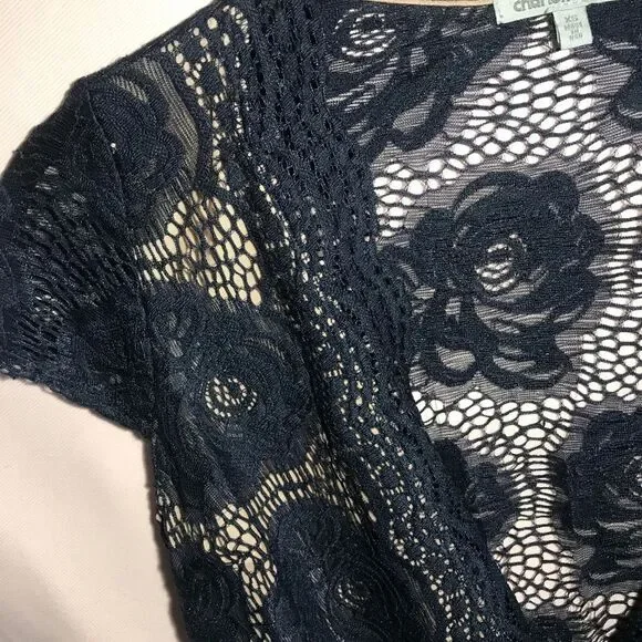 Charolette Russe XS floral lace onesie - Picture 4 of 5